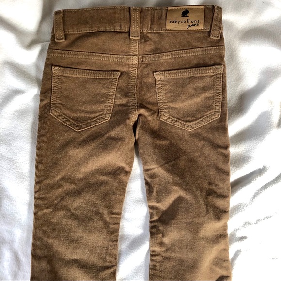 BABYCOTTONS brown/tan corduroy jeans size 4 🍰 - Picture 2 of 5